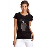 Peaky Blinders John Shelby İllustration Baskılı Siyah Kadın Tshirt