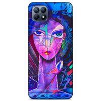 Lopard Huawei P40 Lite Uyumlu Kılıf Sürreal Yüzler ♀ (47) Crystal Flex Kılıf Baskılı