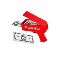 Çocuklara Özel Eğlenceli Para Saçma Makinası Parti Oyuncağı Kırmızı