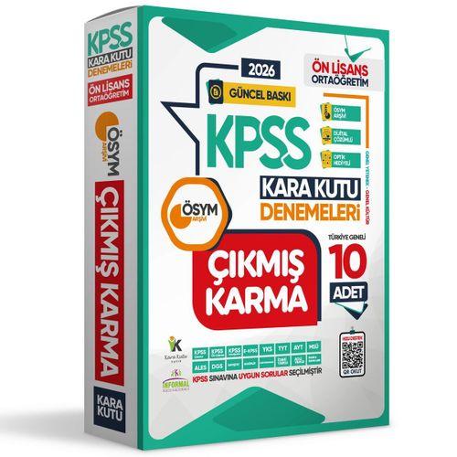 2026 KPSS Ön Lisans Genel Kültür Genel Yetenek ÖSYM Çıkmış Karma Karakutu 10lu Deneme D Çözümlü