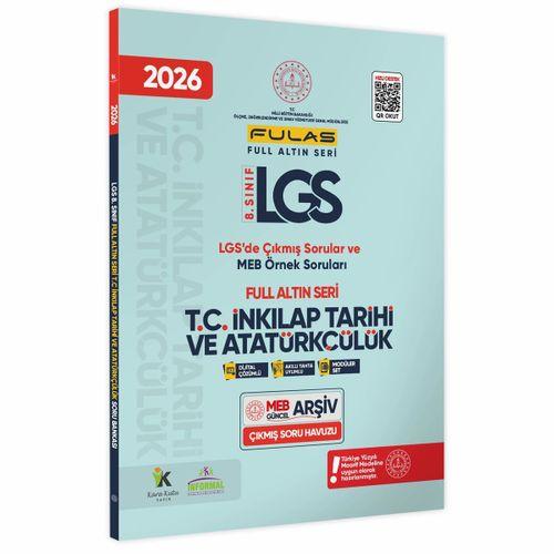 2026 8 Sınıf Full LGS Altın Seri FULAS MEB Çıkmış Modüler Soru Bankası Seti PDF Çözümlü ALTIN PAKET