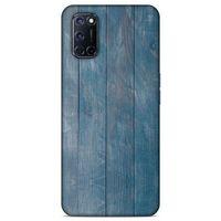 Lopard Oppo A92 Uyumlu Kılıf Wood'X (3) Kapak Baskılı