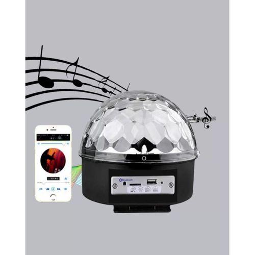 Ritim Hassasiyetli Bluetooth Hoparlörlü Disko Işığı Döner Led Efektli