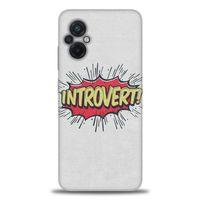 Xiaomi Poco M5 Kılıf HD Baskılı Kılıf - Introvert! + Tam Ekran Koruyucu
