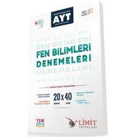 AYT Fen Bilimleri 20 x 40 Denemeleri Limit Yayınları