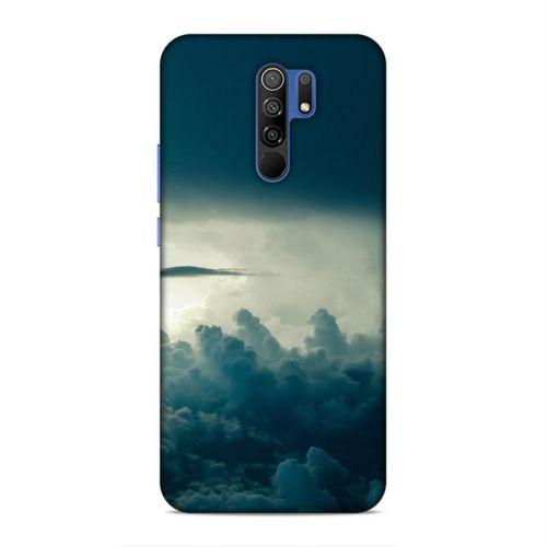 Xiaomi Redmi 9 Kılıf Bulutlarin Ustunde Arka Kapak Silikon Koruma Full Koruyucu