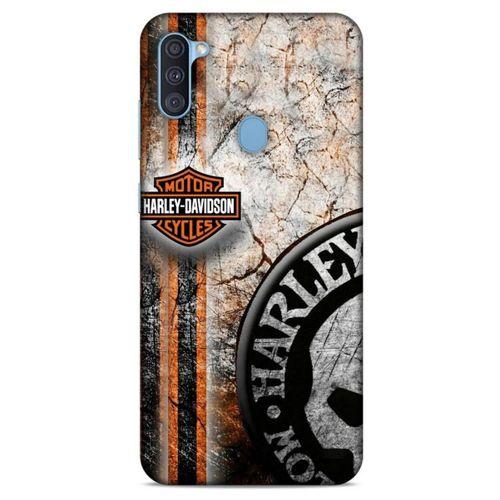 Samsung Galaxy A11 Uyumlu Kılıf Motorsiklet (11) Tam Koruma Harley Davidson