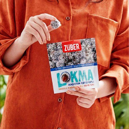 Züber Züber Lokma Meyve Topu 96 Gr Hindistan Cevizli