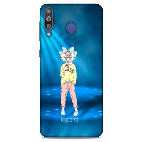 Samsung Galaxy M30 Kılıf FunnyMaX (38) Neo Hybrid Kılıf Açık Mavi