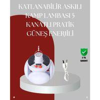 360 Derece Katlanabilir Solar Led Aydınlatma Çadır Lambası