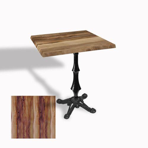 Dockers Çipa 1012 Döküm Ayak Kare Masa 60X60 cm - (Werzalit, Wermodin ve Allzalit Tabla) - Indiana Wood