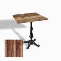 Dockers Çipa 1012 Döküm Ayak Kare Masa 60X60 cm - (Werzalit, Wermodin ve Allzalit Tabla) - Indiana Wood