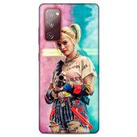 Samsung Galaxy S20 Fe Uyumlu Kılıf Harley Quinn (27) Tasarımlı Kılıf Kobalt mavisi
