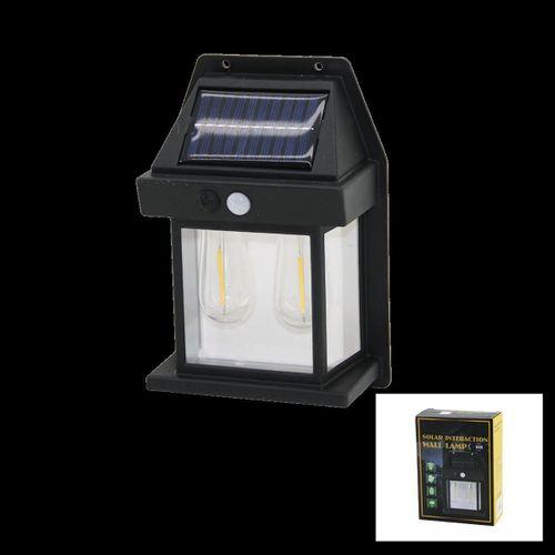 Solar sensörlü duvar lambası 2x1W 1800mAh dış mekan