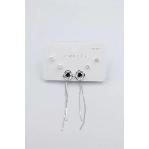 Çoklu Set Küpe - Gümüş