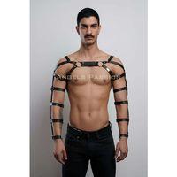 Erkek  Deri Kol Ve Göğüs Harness, Deri Fantazi Giyim - Brfm166