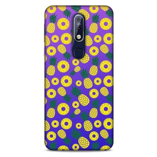 Frutix Ananas 04 Nokia 7.1 Kılıf Desenli Silikon
