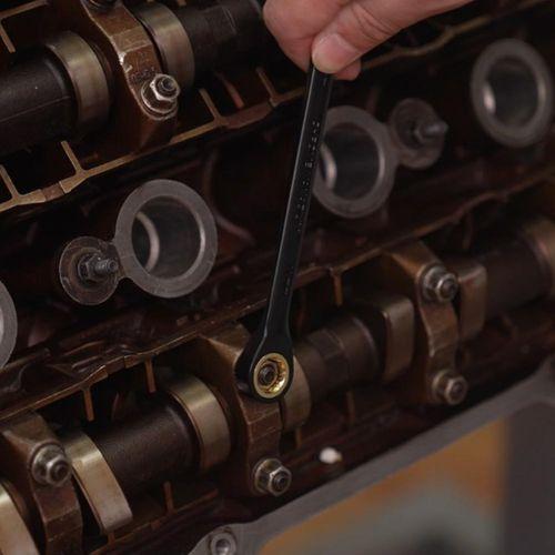 WORKPRO WP202602 8-19mm 9 Parça CR-V Profesyonel Cırcır Kombine Anahtar Takımı + Bez Taşıma Kılıfı