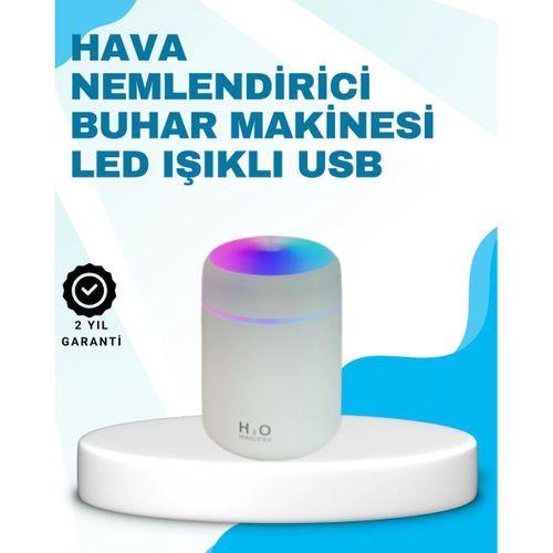 Led Işıklı Sessiz Masaüstü Nemlendirici – 3 Buhar Modu