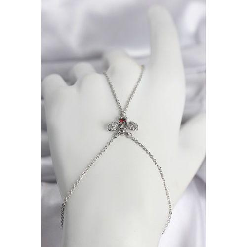 Pirinç Gümüş Renk Sinek Model Kadın Şahmeran