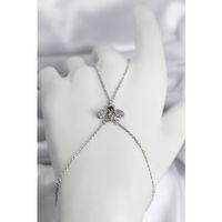 Pirinç Gümüş Renk Sinek Model Kadın Şahmeran