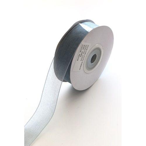 Gri Renk Organze Kurdele 2 cm
