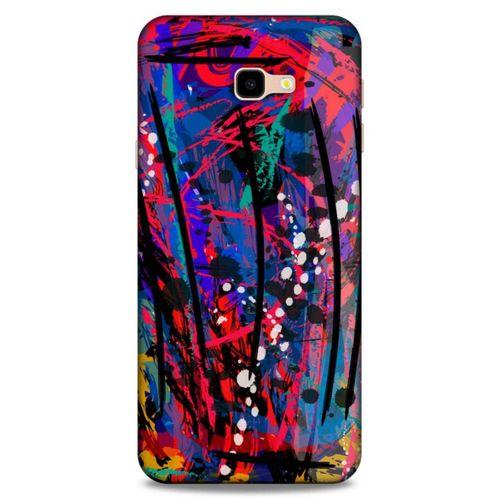 Lopard Samsung Galaxy J4 Plus Uyumlu Kılıf Soyut Sanat (46) Desenli Core Armor Kılıf