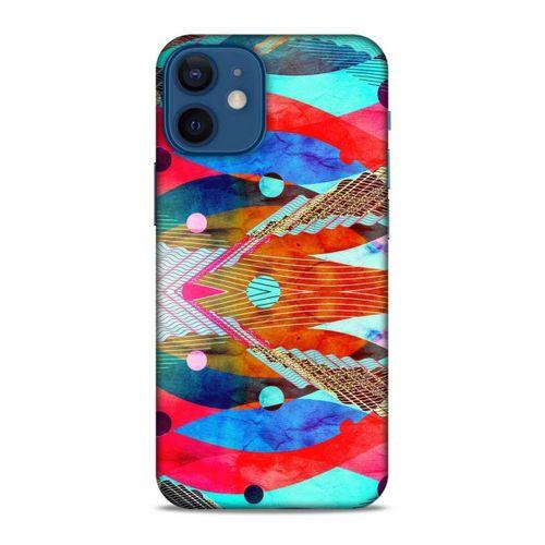 Lopard Apple iPhone 12 Mini Uyumlu Kılıf Manipülasyon ☻ (10) Full Koruma Kılıfı Desenli