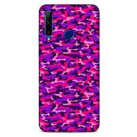 Huawei Honor 20 Lite Uyumlu Kılıf Mor Delisi (26) Tpu Silikon Kılıf Kamuflaj