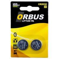 Orbus CR2032 3 Volt Lityum Para Pil (2'li Paket Fiyatı)