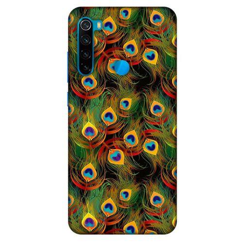 Xiaomi Redmi Note 8 Kılıf Desenli Özel Seri Tüyler (12) Koruyucu Silikon