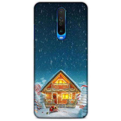 Xiaomi Poco X2 Kılıf Snowix (8) Baskılı Kılıf Lacivert