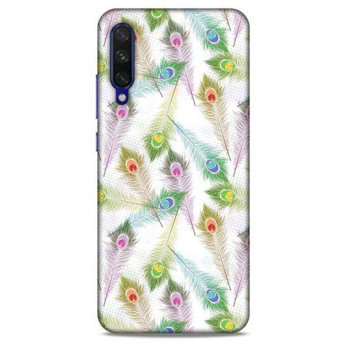 Xiaomi Mi A3 Kılıf Desenli Özel Seri Tüyler (23) Ultra Koruma Kılıfı
