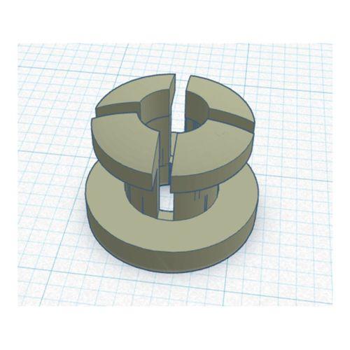 PTFE Borulama Klipsi Flyingbear Reborn 2 ve Ghost 6 için (Bu ürün Sadece Plastik parçadır - Almadan Önce Soru Sorabilirsiniz)