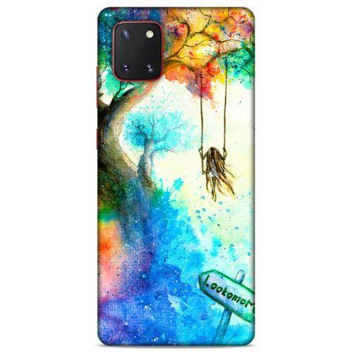 Lopard Samsung Galaxy Note 10 Lite Uyumlu Kılıf Manipülasyon ☻ (47) Crystal Flex Kılıf Baskılı