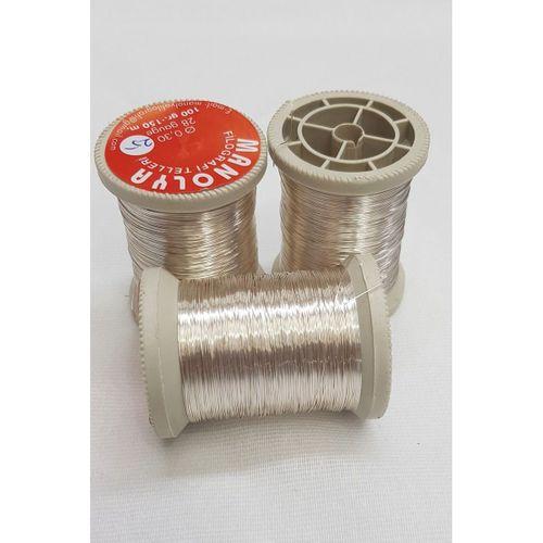 Filografi Teli Gümüş Rengi 100 gr