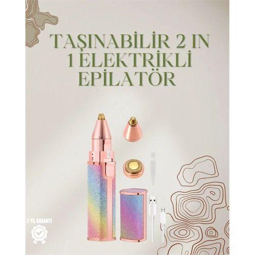 Mini Elektrikli Epilatör Cihazı – Usb Şarjlı, Acısız Yüz Ve Kaş Bakım Aleti