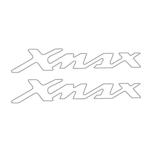 YAMAHA Yamaha Xmax Uyumlu Damla Yazı Beyaz 22X4 Cm Sticker