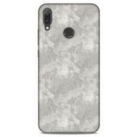 Mermer Desenli (3) Tema Kapak Gri Huawei Y9 2019 Kılıf