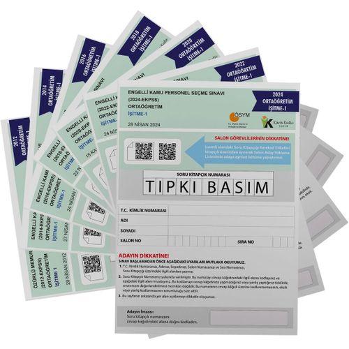 2026 EKPSS Ortaöğretim İşitme-1 ÖSYM Çıkmış Soru Tıpkı Basım Soru Kitapçıkları 7li TG Deneme Paketi
