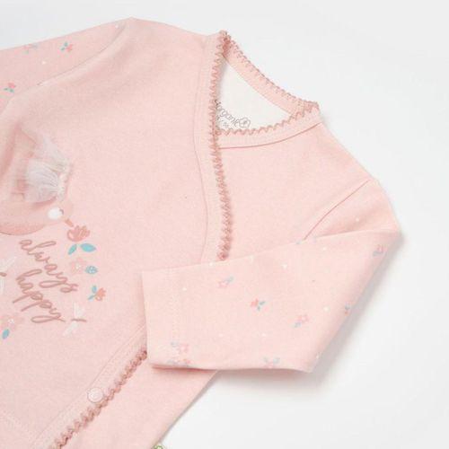 Bibaby Bibaby Biorganic Always Happy 5'Li Hastane Çıkış Seti 62343 Gül Kurusu Mint