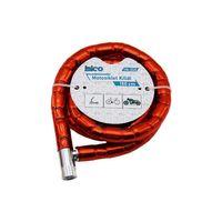 Kırmızı Motor Bisiklet Kilidi 22 Mm X 150 Cm