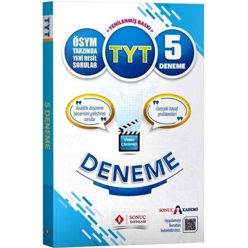 TYT Video Çözümlü 5 Deneme Sonuç Yayınları