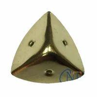 Dekoratif, Kutu, Sandık Köşesi - 45x28 Mm, Büyük, Sarı, 100 Adet