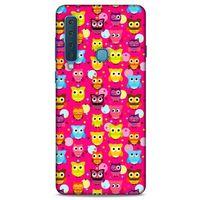 Baykuşlar (5) Desenli Silikon Kapak Telefon Kabı Samsung Galaxy A9 2018 Kılıf