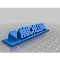 MICHELINE 3D Baskı (Bu ürün Sadece Plastik parçadır - Almadan Önce Soru Sorabilirsiniz)