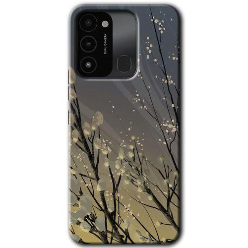 Tecno Spark 8C Kılıf HD Desen Baskılı Arka Kapak - Branches Flowers
