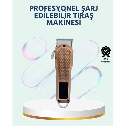 Şarjlı Saç Kesme Makinesi – Type-c Girişli, Lcd Ekranlı Ve Sessiz Motor