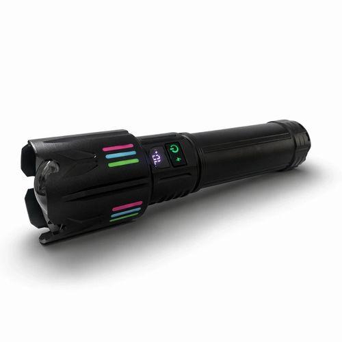 Bedotech Bd-5501 50w Tg Led Alüminyum Alaşımlı Zoomlu Dijital Göstergeli Type-c  El Feneri