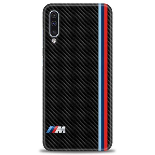 Samsung Galaxy A50S Kılıf HD Baskılı Kılıf - BMW + Tam Ekran Koruyucu